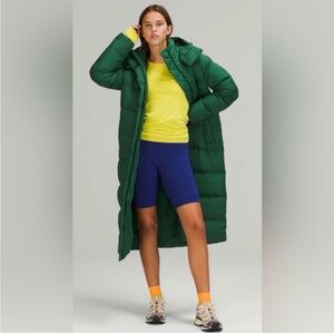 Lululemon | Wunder Puff Long Jacket - Green